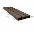 VIGAS EXTERIOR CHOCOLATE WPC 290X10X5cm