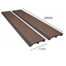 PANEL LISO EXTERIOR BRUNETTE 290X17.4X2.1 cm