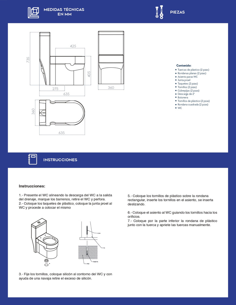 WC CERAMICO ONE PIECE VP-WC04