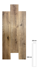 PISO VINILICO WPC TITAN OLD ENGLISH 3006 1800X228X7+1MM(CAJA 2.05m2) 5PZ