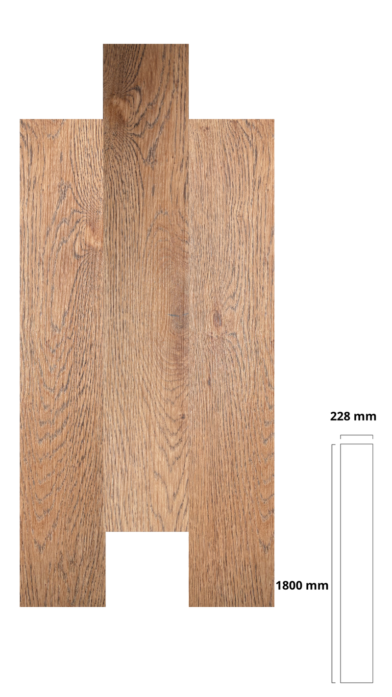 PISO VINILICO WPC TITAN FRISCO OAK 5008 1800X228X7+1MM(CAJA 2.05m2) 5PZ