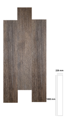 PISO VINILICO WPC TITAN RAIN BARREL 3002 1800X228X7+1MM(CAJA 2.05m2) 5PZ