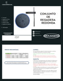 CONJUNTO DE REGADERA REDONDA WS42.015