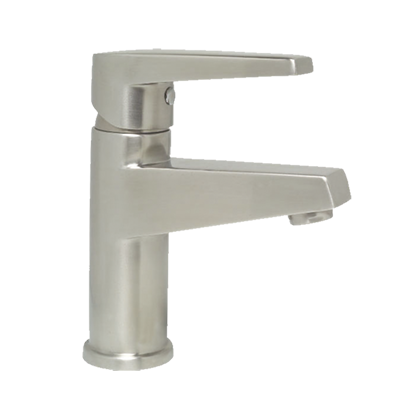 MONOMANDO CORTO PARA LAVABO EN ACERO INOXIDABLE 304 WS13.019