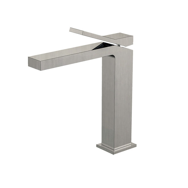 MONOMANDO ALTO PARA LAVABO WS60.011NM NICKEL BRUSHED