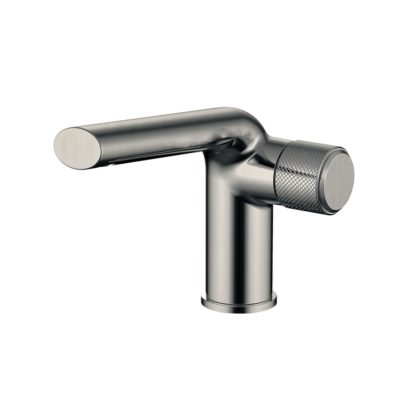 MONOMANDO CORTO PARA LAVABO WS61.011NB NICKEL BRUSHED