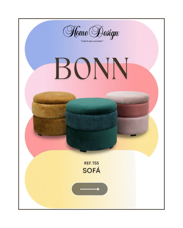 TABURETE BONN. T55.