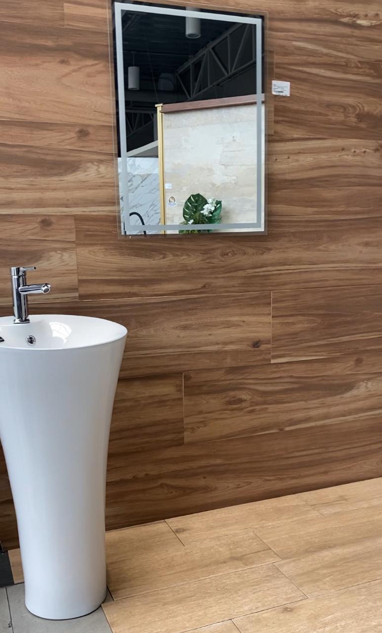 PISO CERÁMICO LUCERNA CARAMEL 22.5 x 60 (CAJA 1.89 M2) 14 PIEZAS