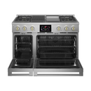 ESTUFA DE 120CMS/48"/6 QUEMADORES ACERO INOXIDABLE STATEMENT ZDP484NGTSS DUAL