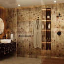 PORTAPAPEL CON SOPORTE TUBULAR ACABADO OBSIDIANA TUB-35-OB