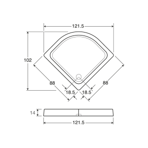 BASE PARA REGADERA CURVA