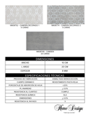 MURO CERAMICO CAMDEN 10×20x.8CM (CAJA 1.08M2) 54PZ