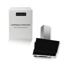 CAMPANA EXTRACTORA A PARED ACERO INOXIDABLE Y CRISTAL TEMPLADO 60 CM / CONTROL DIGITAL CON WIFI MODELO:CAMEXPA60VT