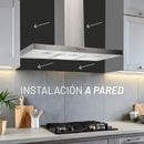 CAMPANA EXTRACTORA A PARED ACERO INOXIDABLE 90 CM MODELO:CAMEXPA90A