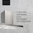 CAMPANA EXTRACTORA A PARED ACERO INOXIDABLE 90 CM MODELO:CAMEXPA90A