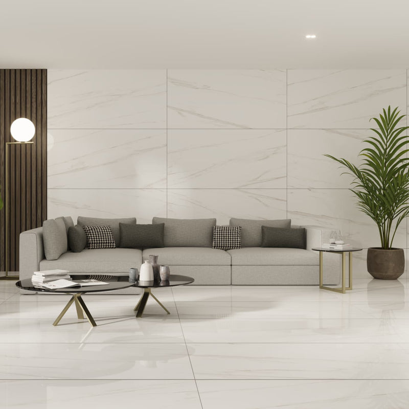 PISO PORCELANICO CAPRAIA MARBLE PULIDO 80X160 (CAJA 2.56)2PZ