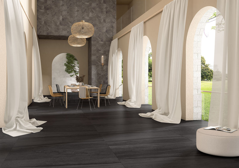 PISO PORCELANICO CARBONI DARK GREY RECTIFICADO 79.3X159.3(CAJA 1.26) 1PZS