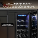 CAVA ENFRIADORA DE VINOS TERMOELÉCTRICA PARA 12 BOTELLAS / CONTROL DIGITAL / RANGO DE TEMPERATURA DE 10 A 18°C NUUR MODELO:CAVA12