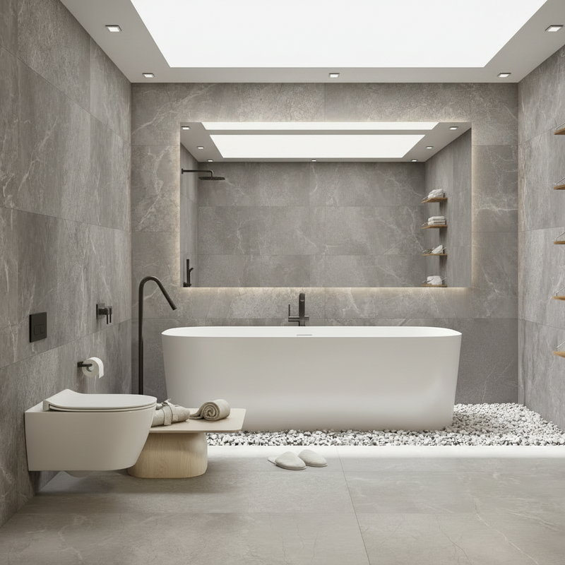 PISO PORCELANICO MOLT DARK PULIDO 60X120 (CAJA 2.16)3PZ-9MM