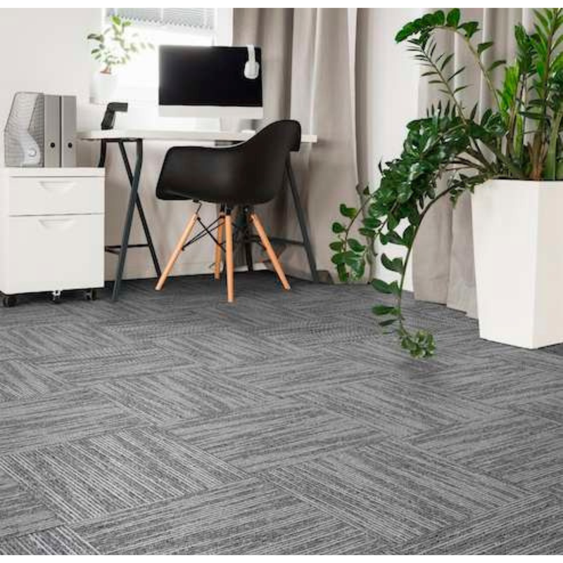 ALFOMBRA MODULAR COBALT 50*50 100% PP STAINSAFE CAJA DE 20 PZAS (5M2)