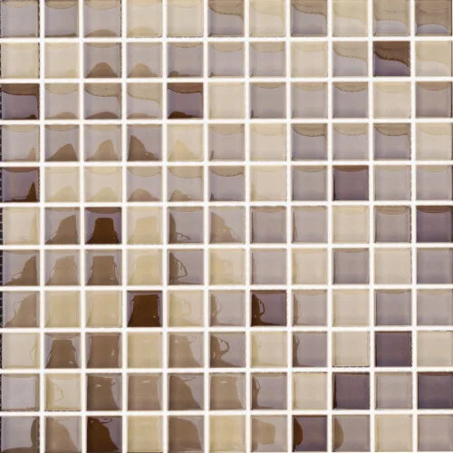 MOSAICO DE CRISTAL BRILLO COFFEE 801 8MM 30X30