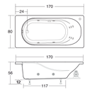 TINA SON CON/SIN HIDROMASAJE