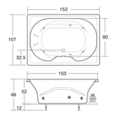 TINA SPACE CON/SIN HIDROMASAJE