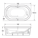 TINA ZEN CON/SIN HIDROMASAJE