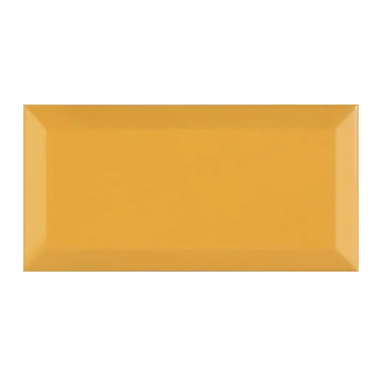 MURO CERAMICO YORK MOSTAZA BRILLO M608743 10×20x.8CM (CAJA 1.08M2) 54PZ