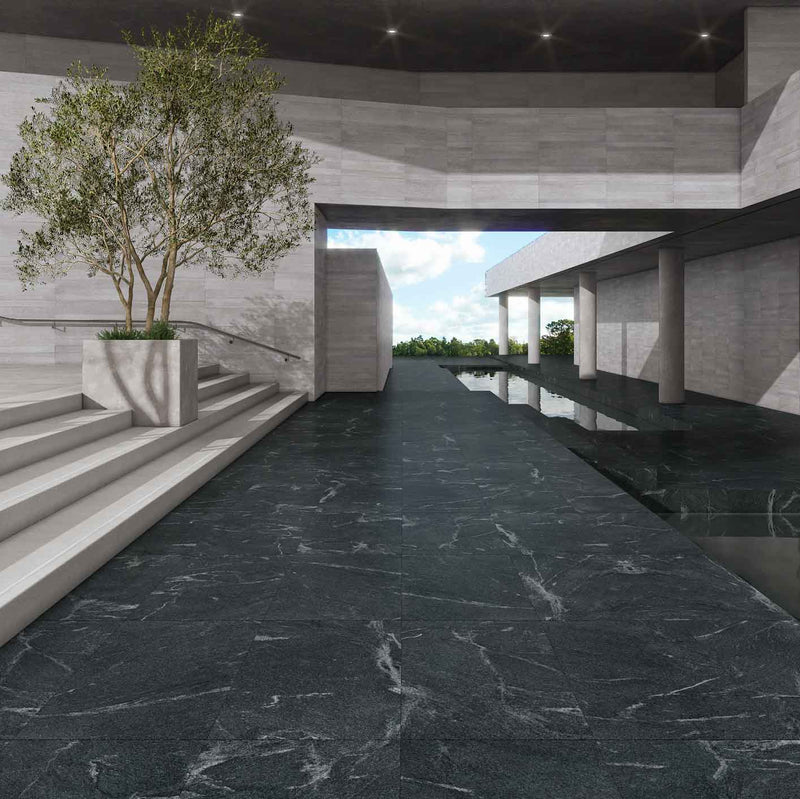 PISO PORCELANICO EBONY VELVET GRAPHITO 59.3X119 (CAJA 2.12)3PZ