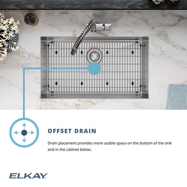 TARJA ELKAY  ECTRUF32179R SATINADO PULIDO