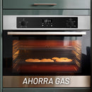 HORNO EMPOTRABLE PARA GAS LP O NATURAL CON CAPACIDAD 58L/VENTILADOR DE CONVECCION/TEMPERATURA AJUSTABLE Y 2 QUEMADORES MODELO:HOGAS60NAT