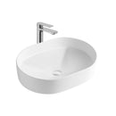 LAVABO CERAMICO DE SOBREPONER FRESNO BLANCO BRILLANTE NATIA