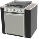 COMBO CAMPANA Y ESTUFA SILVER MABE 50 CM(30 PULGADAS) .