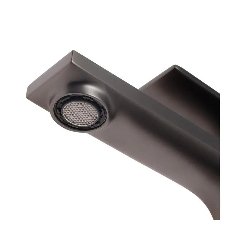 MONOMANDO CORTO PARA LAVABO GRIS OXFORD TB42.011GM