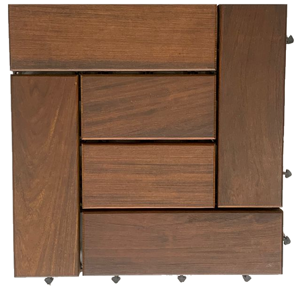 PISO DE MADERA IPE MODULAR PARA EXTERIOR GOLDEN DECK EBRO 30x30cm