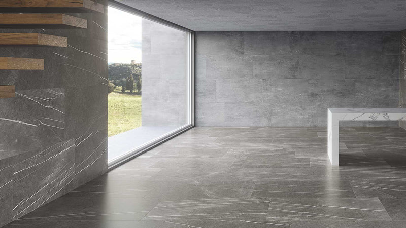 PISO PORCELANICO PIASENTINA GRISOS MATE 59.3X119 (CAJA 2.12)3PZ
