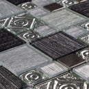 MALLA DE VIDRIO CON PLATING RONDA 30X30CM (CAJA 1.8M2)20PZ