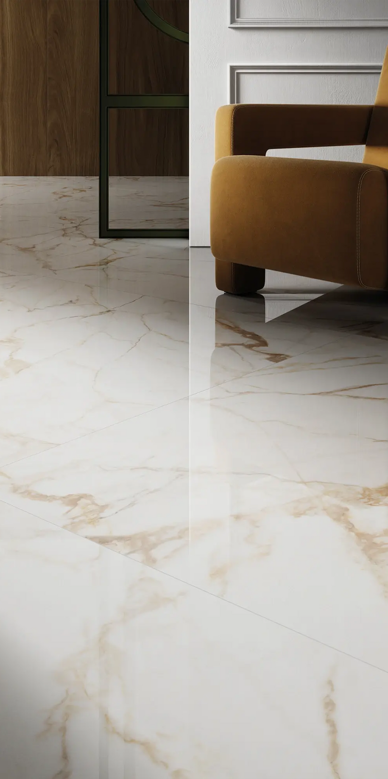 CALACATTA GOLD 12 MM (360*120) PULIDO PORCELANICO GRAN FORMATO