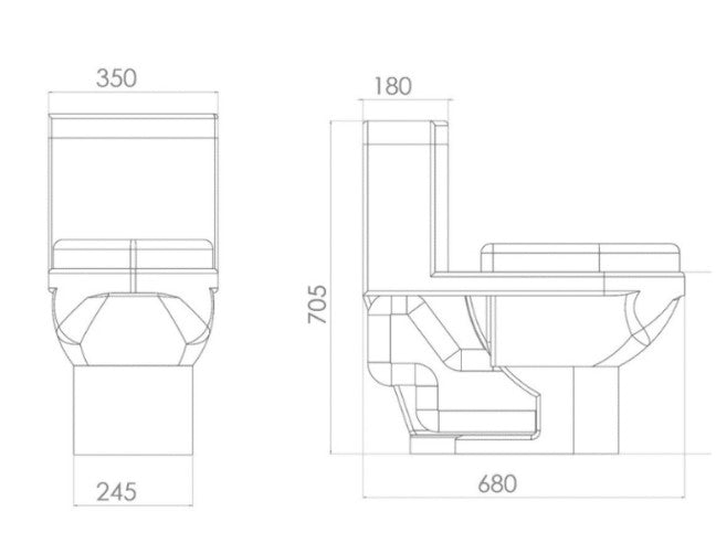 WC CERAMICO ONE PIECE VP-WC03