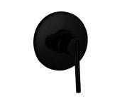 MONOMANDO REDONDO EMPOTRABLE PARA REGADERA NEGRO MATE VP15.101NM