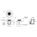 COLADERA REDONDA PARA INSERTO 22-HLI