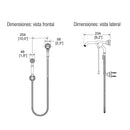 REGADERA MANUAL CON DESVIADOR ANTIQUA-RM-5