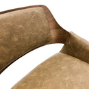 BANCO TERMOFORMADO TAPIZ CAPITONADO CAFE