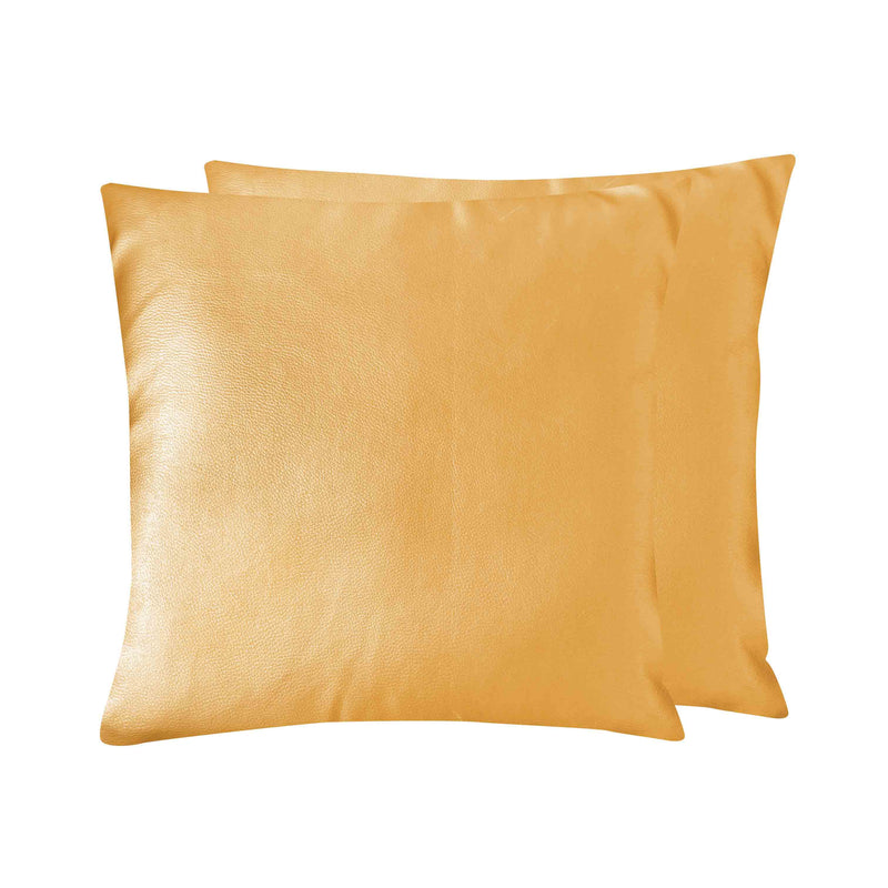 SET 2 PZA. DORADOS 40X40 CM