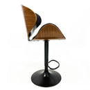 BANCO MADERA TERMOFORMADA BASE NEGRO MATE