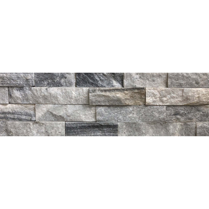 PIEDRA NATURAL ZENIT QUARTZITE GREY 15 X 60 CM (5 PZAS POR CAJA 0.45m2)