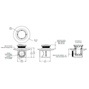 COLADERA CORTA DE UNA BOCA LATERAL DESAGUE DE CONTORNO REDONDO TAPA REMOVIBLE 22-HL
