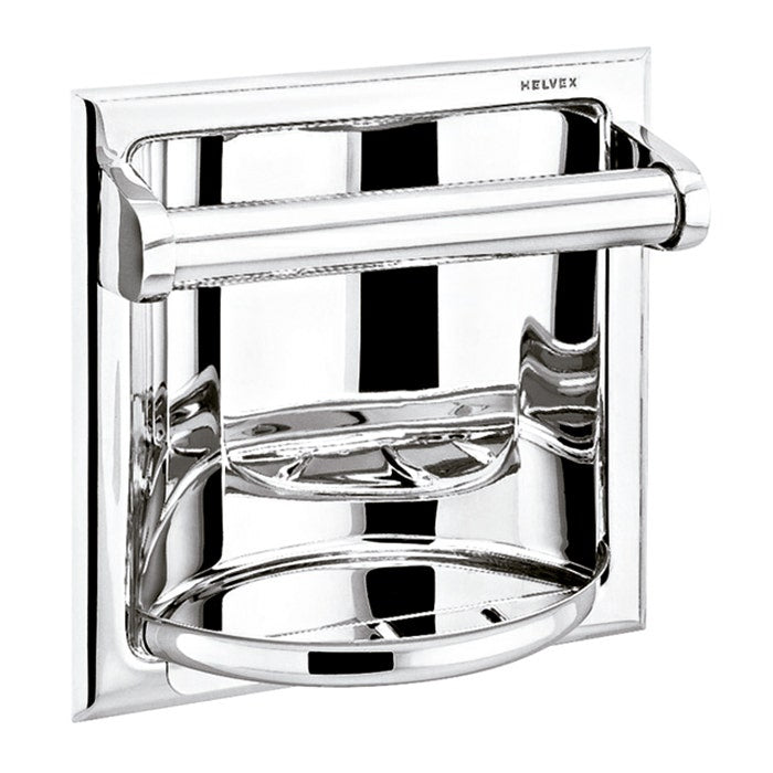 JABONERA DE EMPOTRAR CON AGARRADERA INCLUYE CHAROLA ANTIRROBO -100