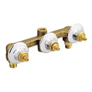 ENSAMBLE TRIPLE DE EMPOTRAR PARA REGADERA Y TINA VALVEX DE COMPRESION 1/4 DE VUELTA -E-40-II